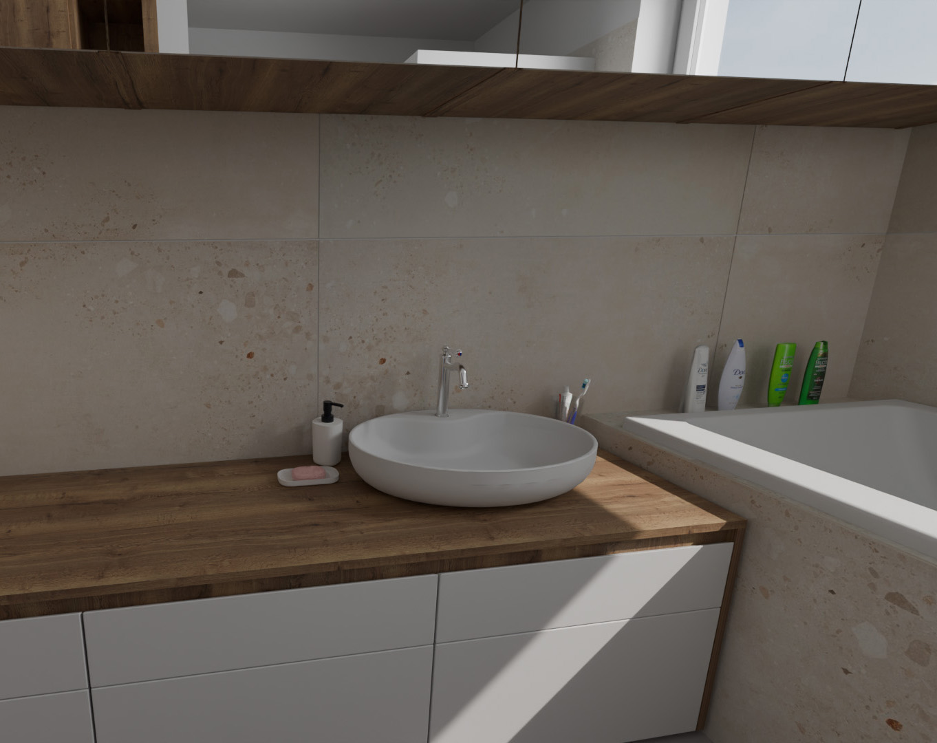 Vizualizace koupelny