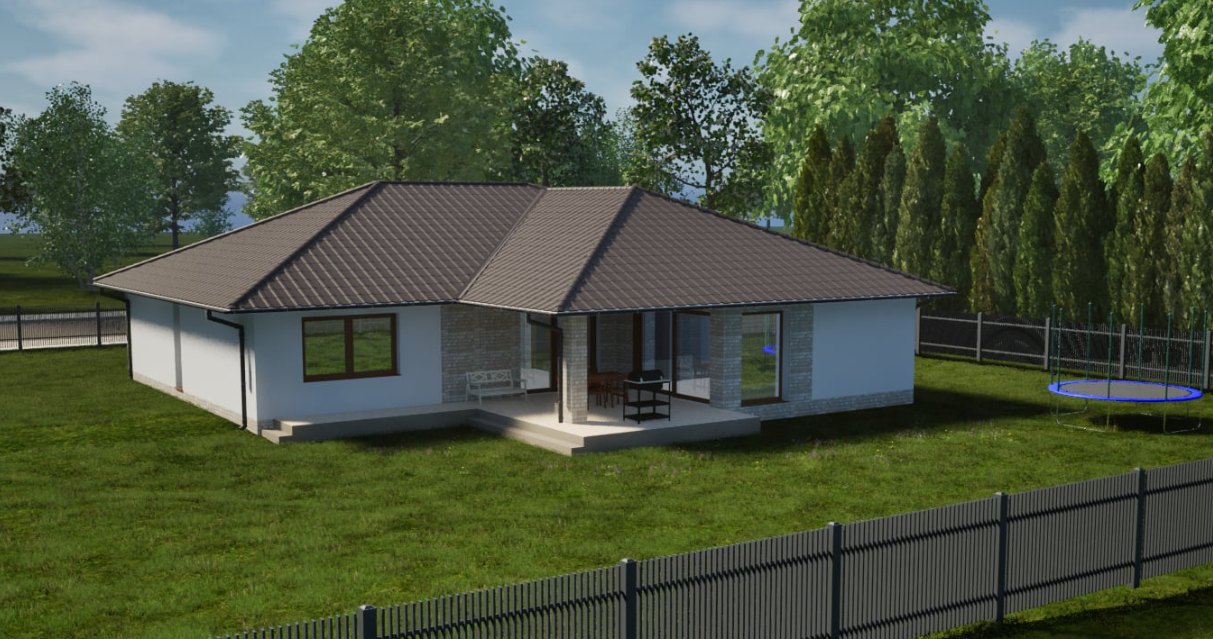 Vizualizace fasády / interaktivní výběr obkladů